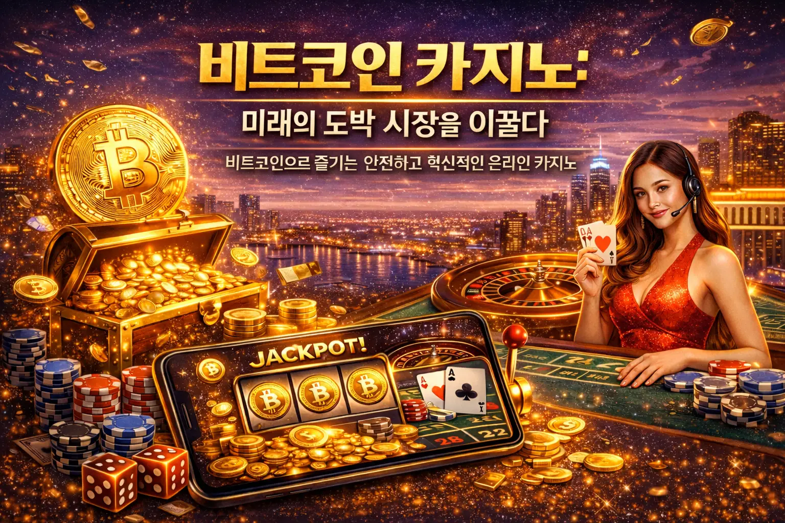 비트코인 카지노: 미래의 도박 시장을 이끌다